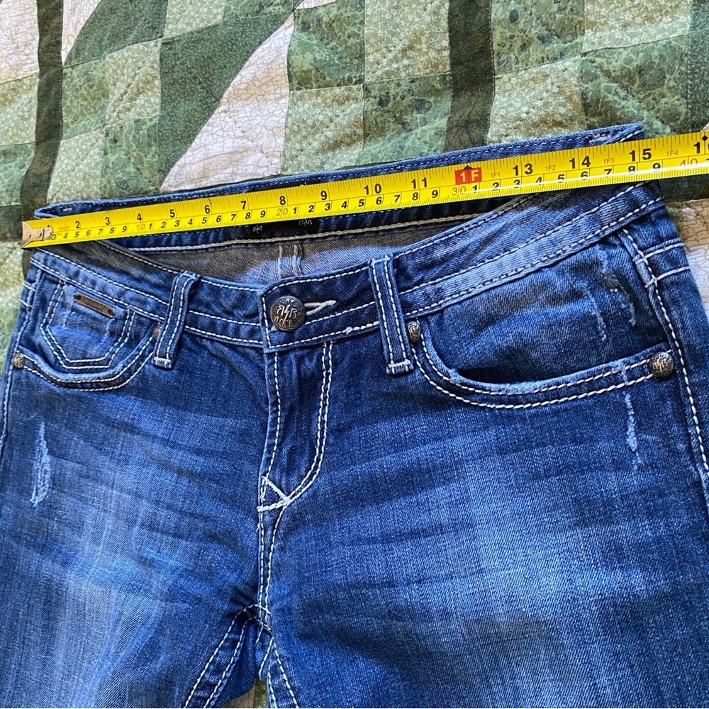 ReRock for Express Skinny Jeans Size 4‎ Lowrise Stretch Casual Preppy - Picture 10 of 14